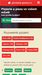 Mobile Screenshot of pizzerie-pizza.cz